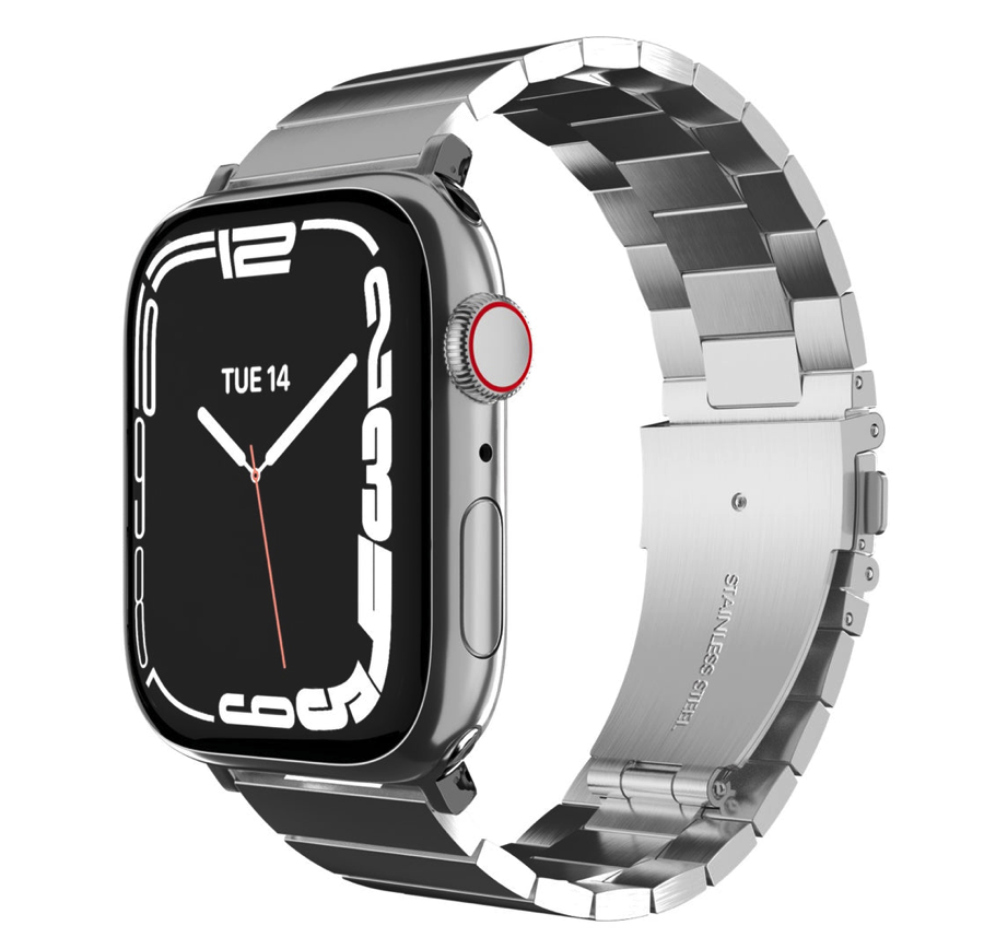 Switch easy Maestro Stainless Steel Band For Apple Watch 42/44/45/49mm Silver