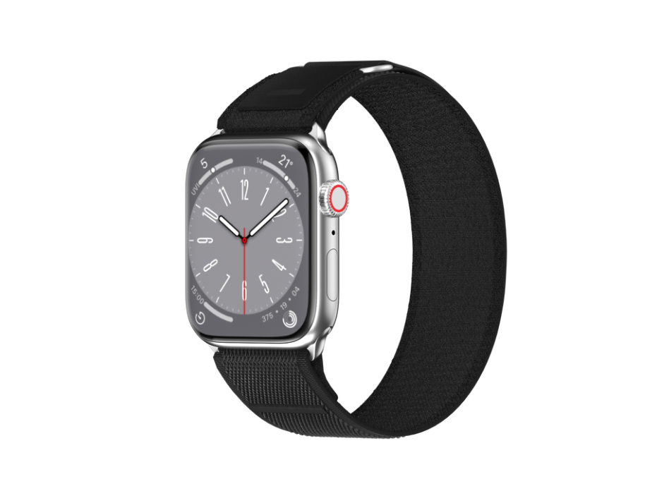 Switcheasy Flex Woven Nylon Watch Loop for Apple Watch 38/40/41mm - Black