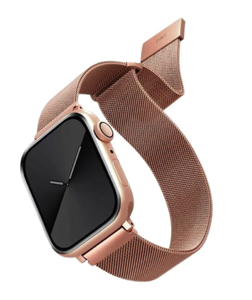 Uniq Dante Milanese Loop Strap With Magnetic Closure For Apple Watch 38/40/41MM- Rose Gold