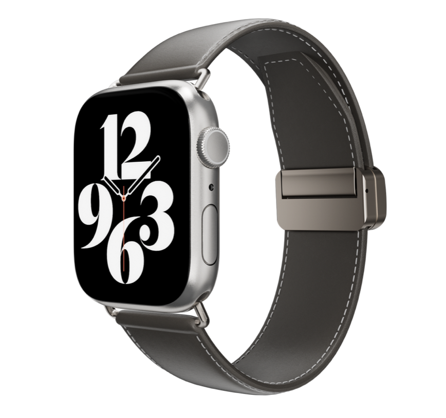 Switch easy Genuine leather Band For Apple Watch 40/41/ GRAY