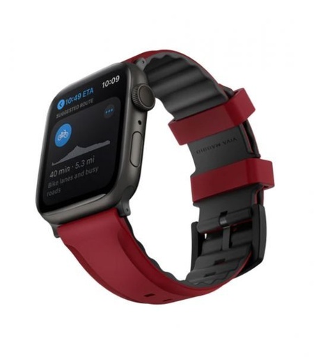 Viva Madrid Venturx With Airmax Sweat Grooves For Apple Watch 42/44/45MM - Red