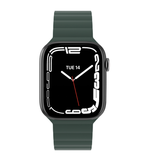 Switcheasy Reversible Dual Color Watch Strap For Apple Watch 44/45/49MM Black Green