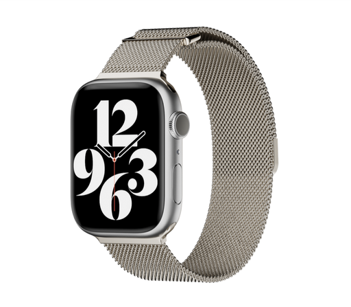 MAGEASY MILANESE STAINLESS STEEL Watch Loop for Apple Watch 45/46/49mm - GOLD