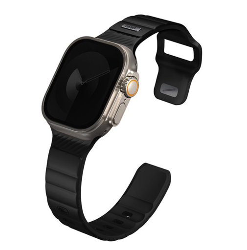 UNIQ STRIDE FKM RUBBER APPLE WATCH STRAP 49/45/44/42MM ‐ MIDNIGHT