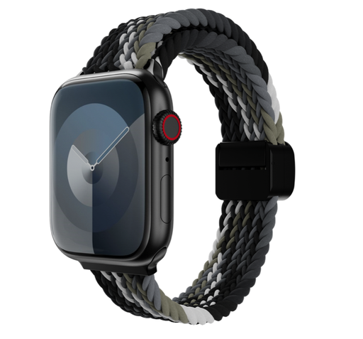 Switcheasy Candy Braided Watch Strap For Apple Watch 38/40/41MM Black Gray