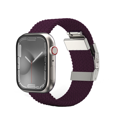 Amazingthing Weave Band For Apple Watch 45/44/42 Cherry