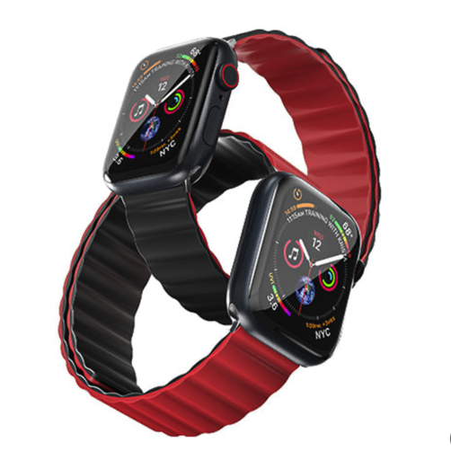 Tingz Reversible Dual Color Watch Strap For Apple Watch 38/40/41MM Red - Black